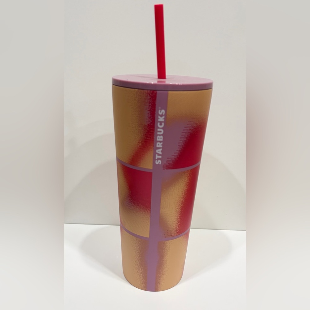Starbucks Geometric Airbrush Cold Cup (24 oz)
